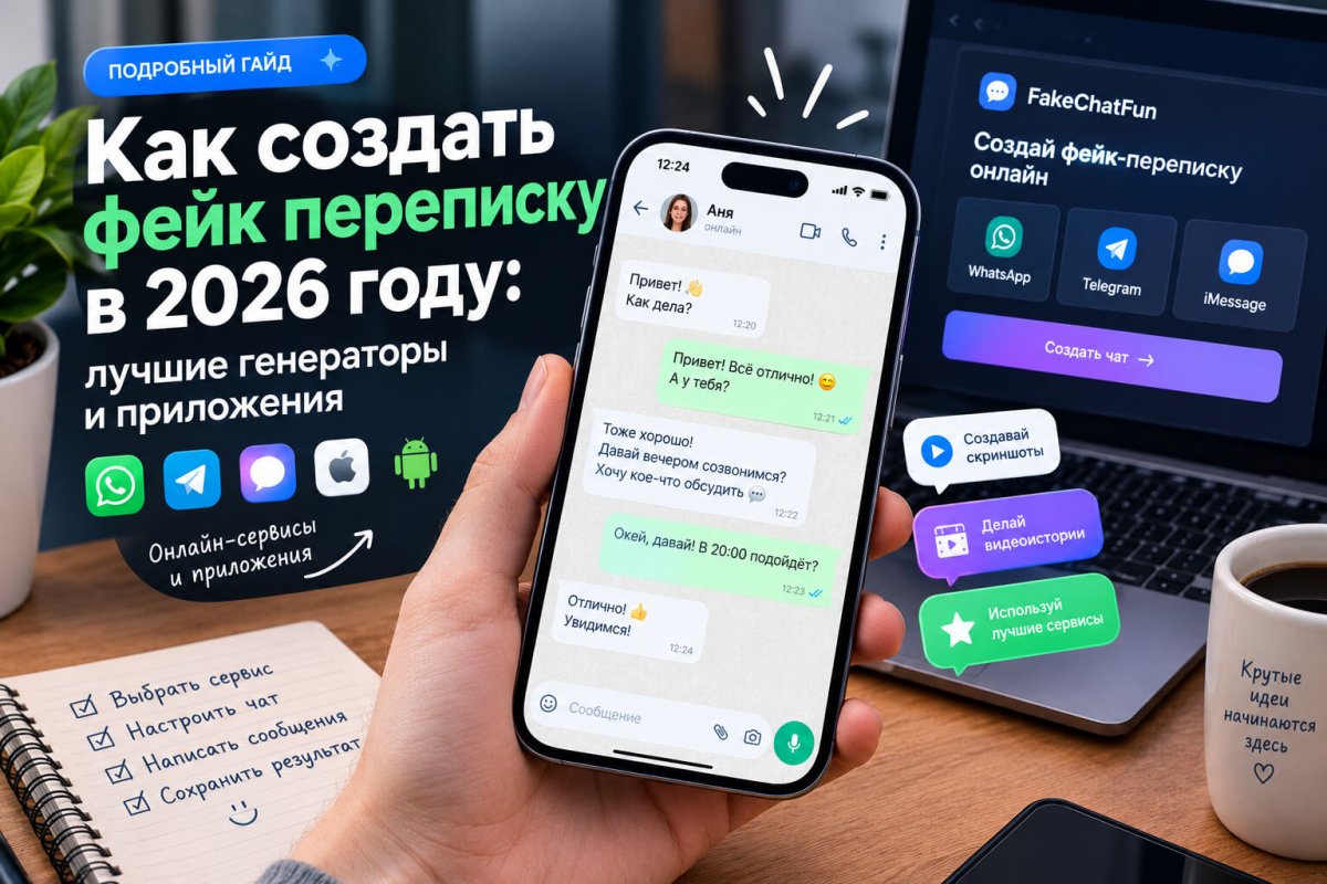 фейк переписка